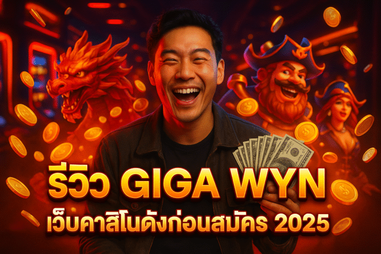 รีวิว GIGA WYN เว็บคาสิโนดังก่อนสมัคร 2025