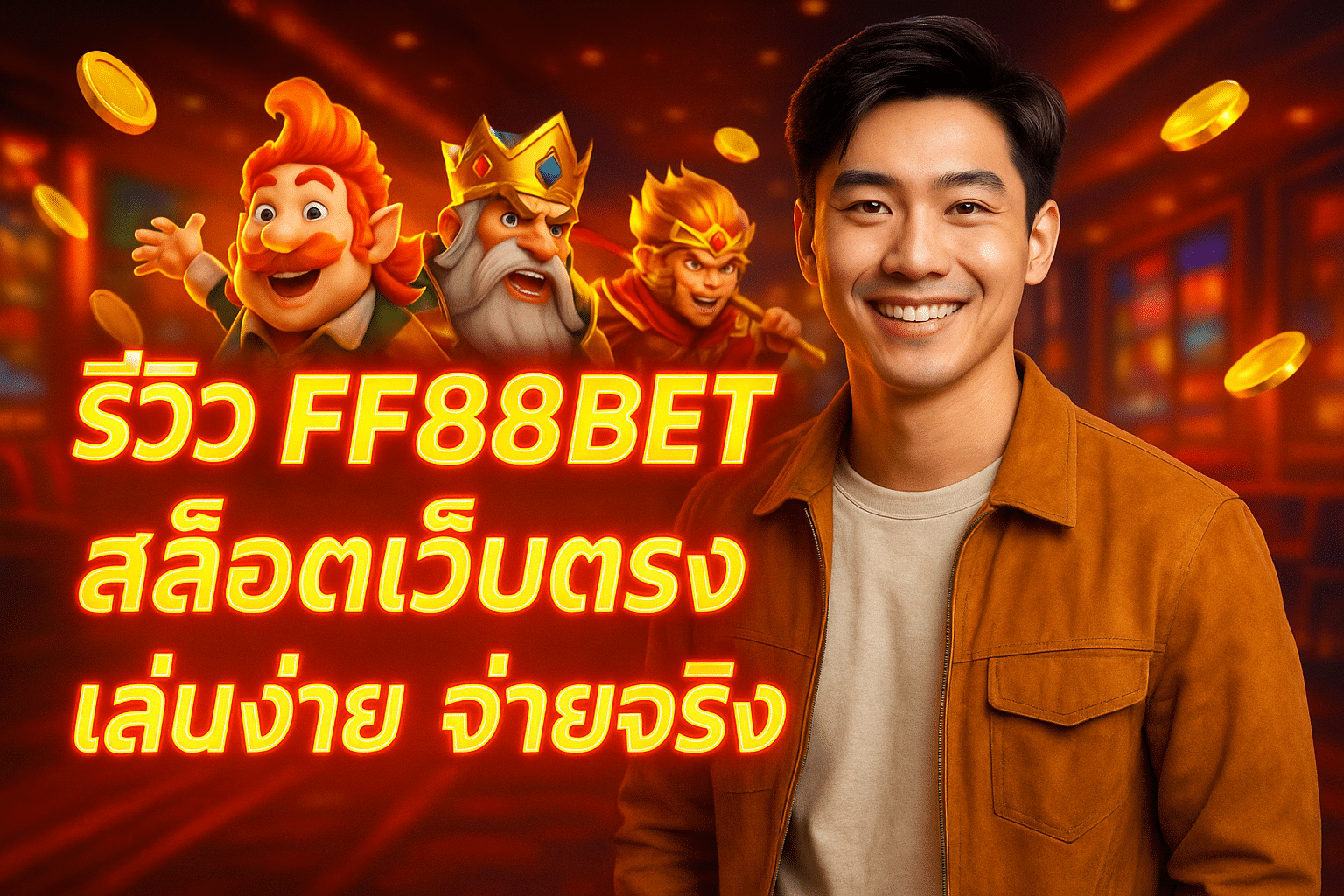 รีวิว FF88BET สล็อตเว็บตรง เล่นง่าย จ่ายจริง