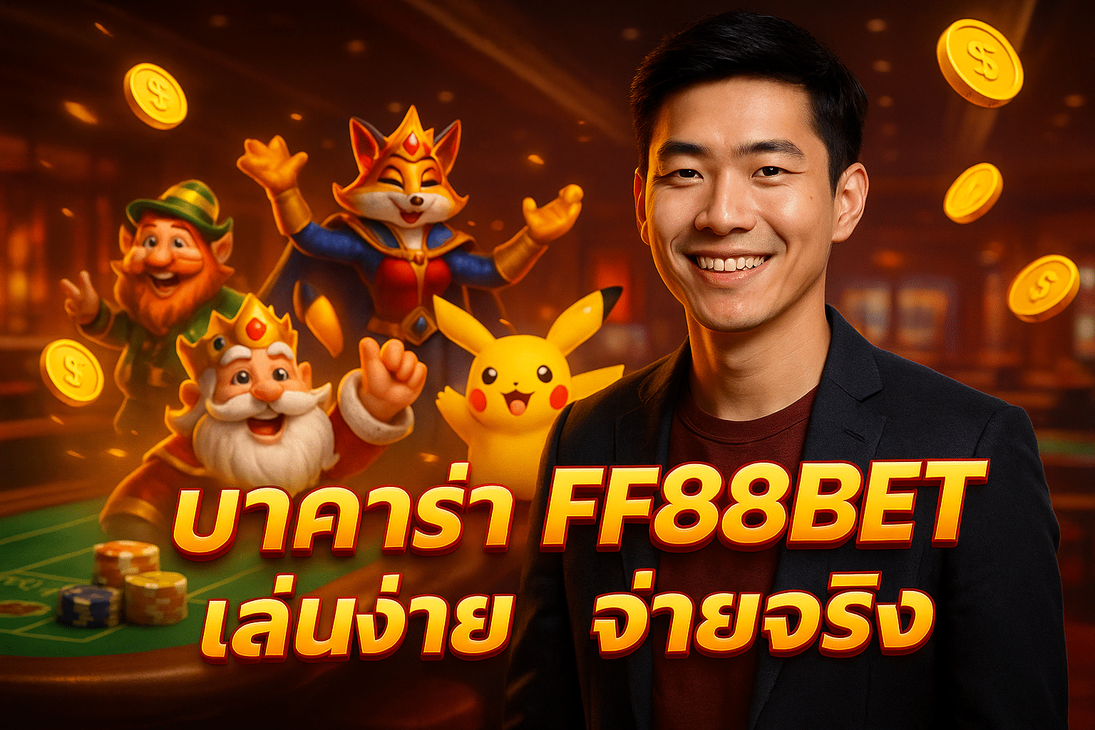 บาคาร่า FF88BET เล่นง่าย จ่ายจริง